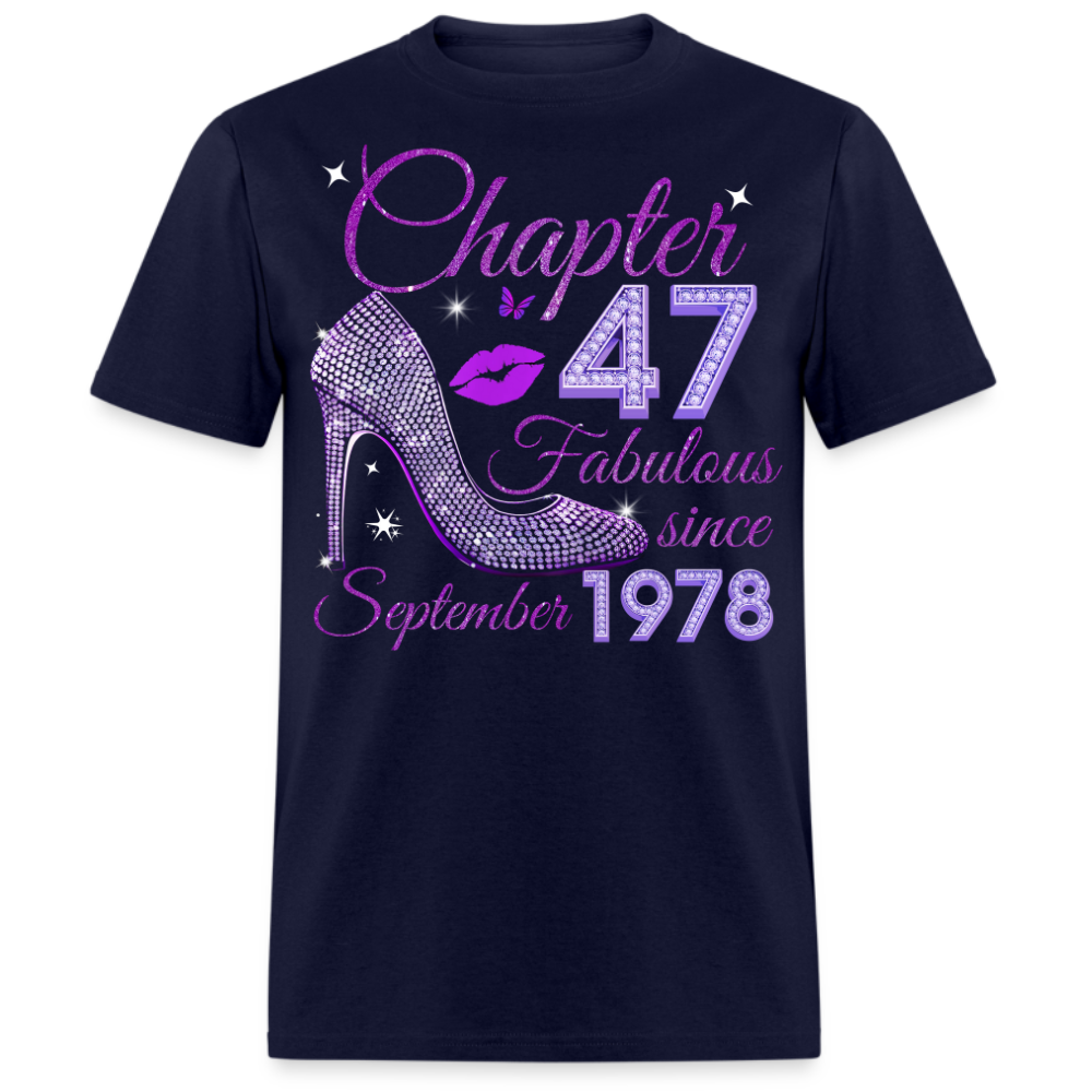 CHAPTER 47 FABULOUS SINCE SEPTEMBER 1978 UNISEX SHIRT