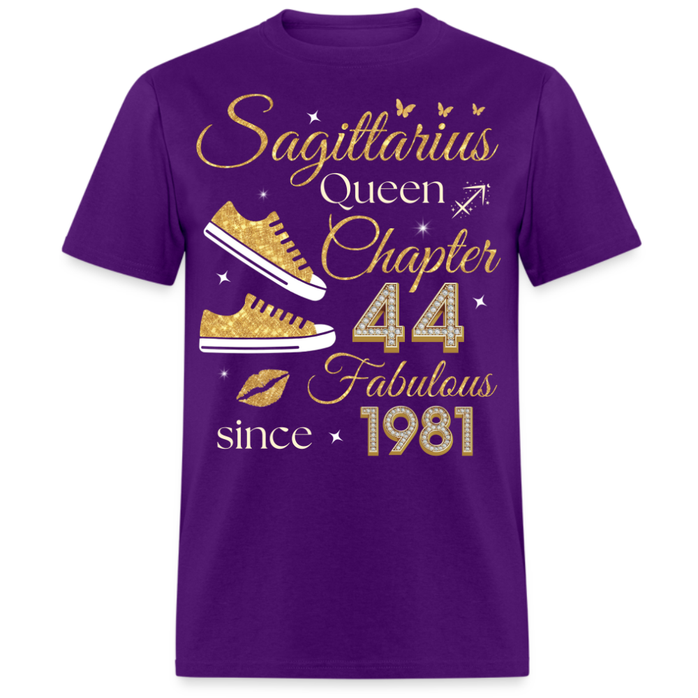 SAGITTARIUS QUEEN CHAPTER 44 FAB SINCE 1981 UNISEX SHIRT