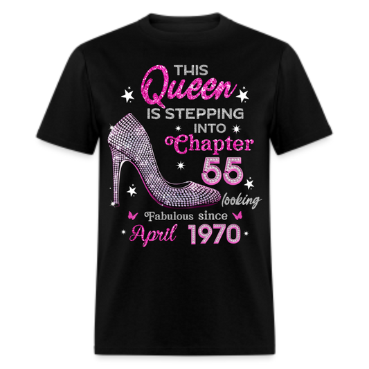 QUEEN STEPPING INTO CHAPTER 55 SINCE APRIL 1970 UNISEX SHIRT