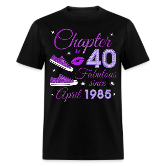 CHAPTER 40 FAB SINCE APRIL 1985 (SNEAKERS) SHIRT