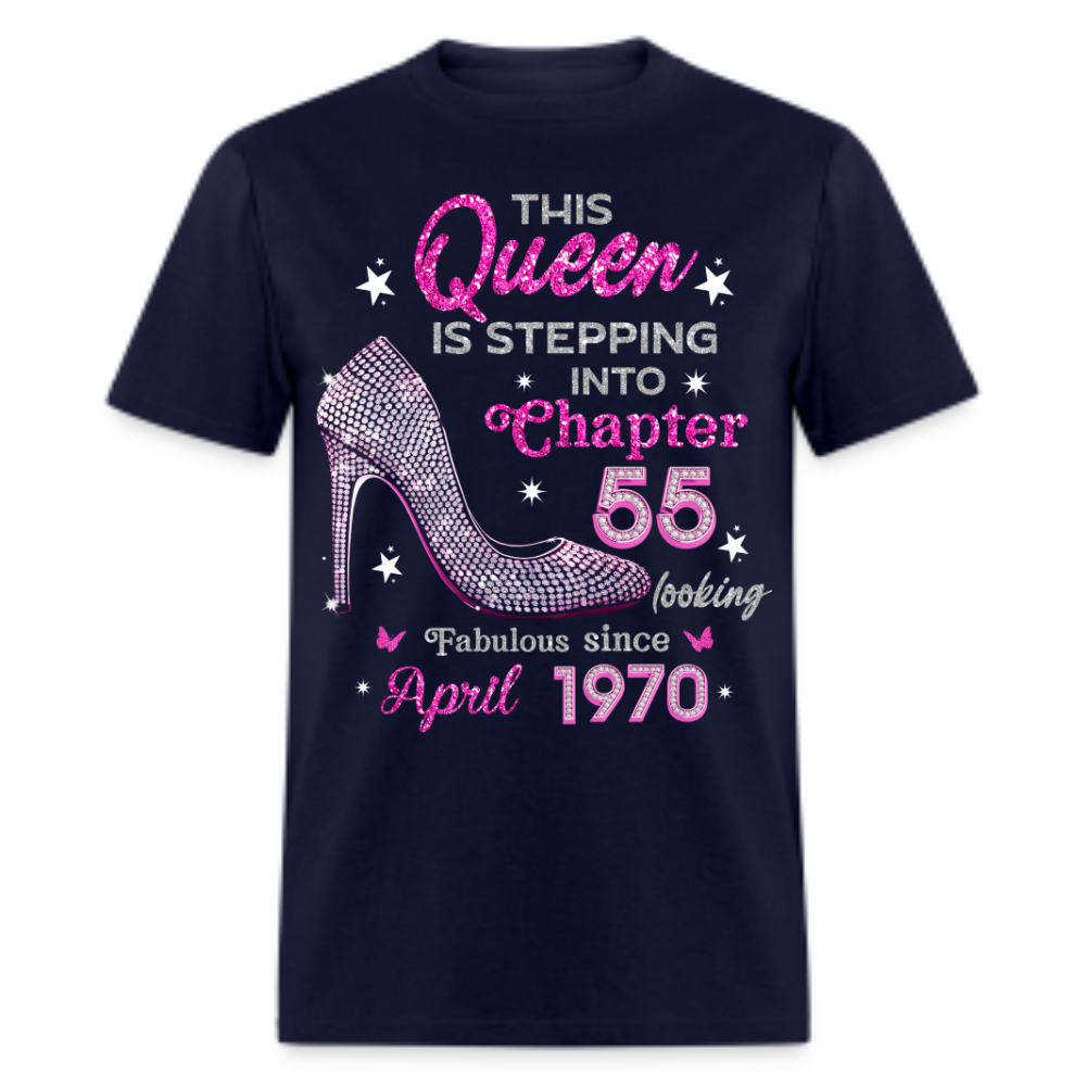 QUEEN STEPPING INTO CHAPTER 55 SINCE APRIL 1970 UNISEX SHIRT