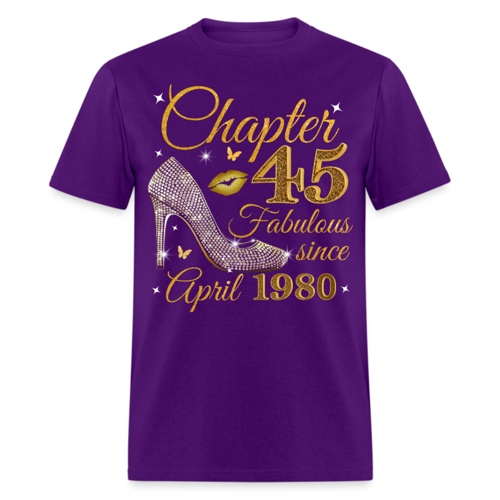 GOLDEN CHAPTER 45 FAB SINCE APRIL 1980 UNISEX SHIRT