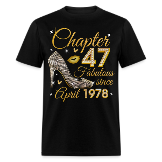 GOLDEN CHAPTER 47 FAB SINCE APRIL 1978 UNISEX SHIRT