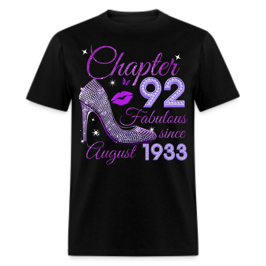 CHAPTER 92 FABULOUS SINCE AUGUST 1933 UNISEX SHIRT