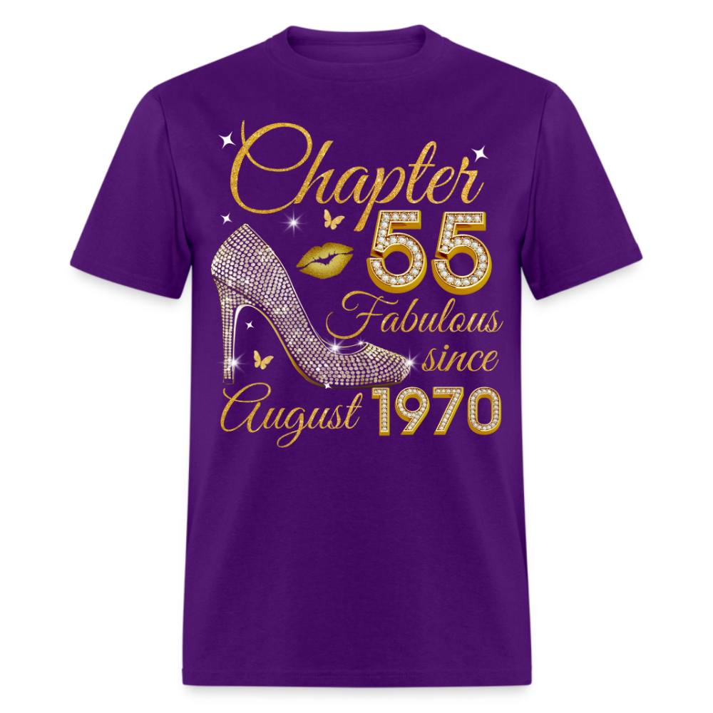 GOLDEN CHAPTER 55 FAB SINCE AUGUST 1970 UNISEX SHIRT