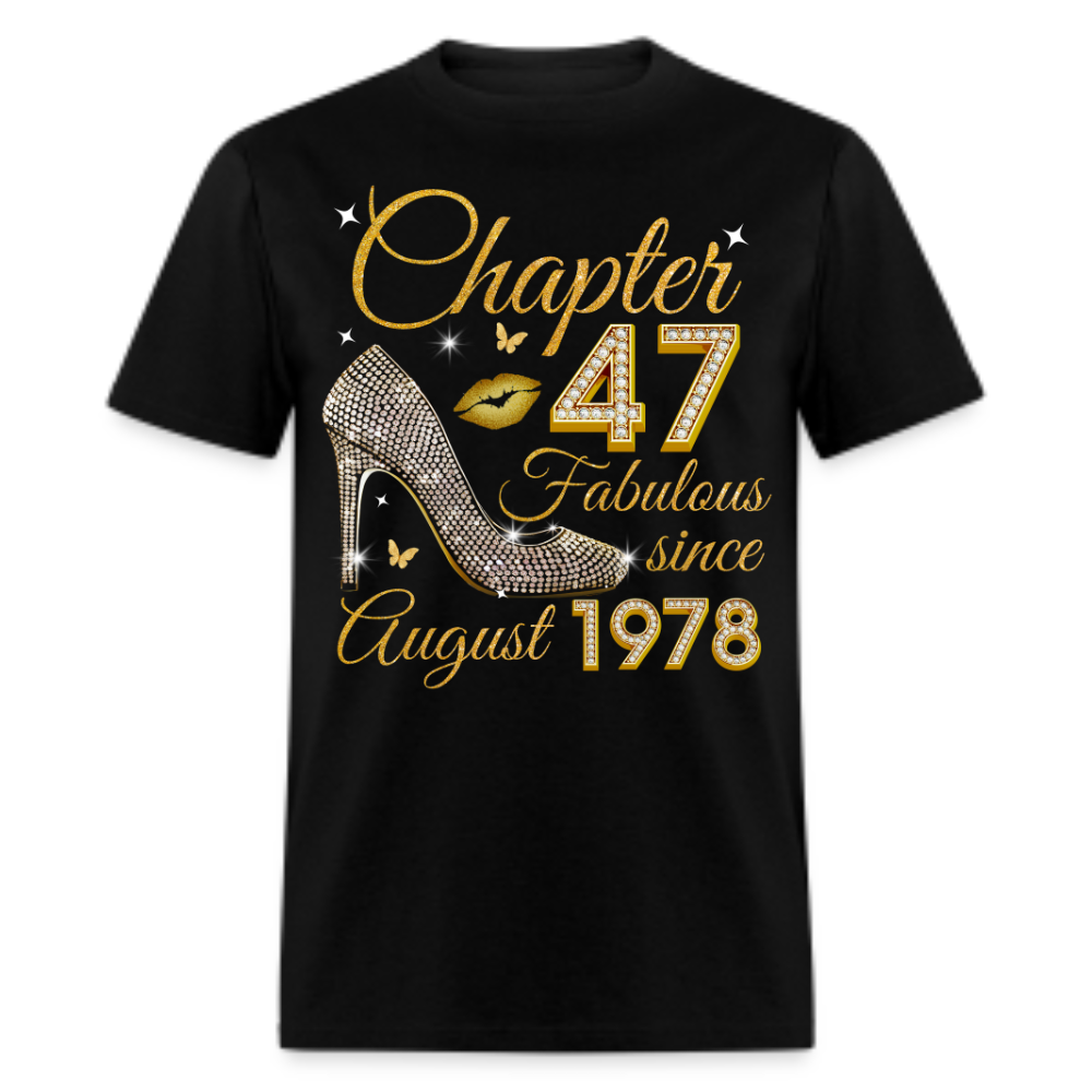 GOLDEN CHAPTER 47 FAB SINCE AUGUST 1978 UNISEX SHIRT