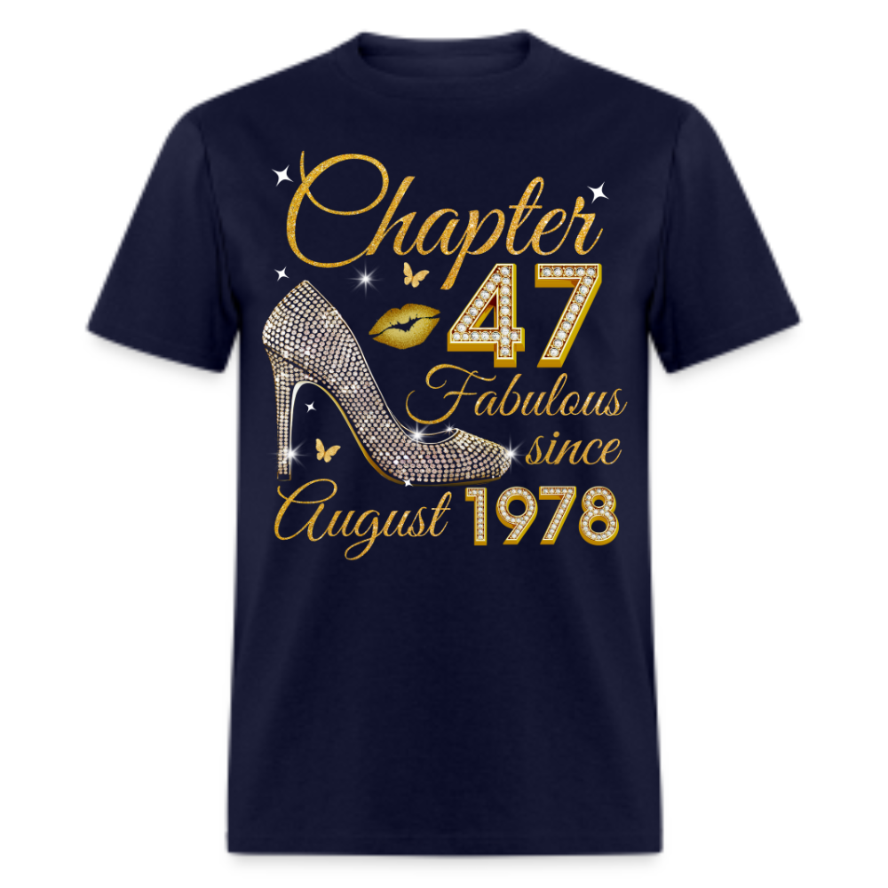 GOLDEN CHAPTER 47 FAB SINCE AUGUST 1978 UNISEX SHIRT