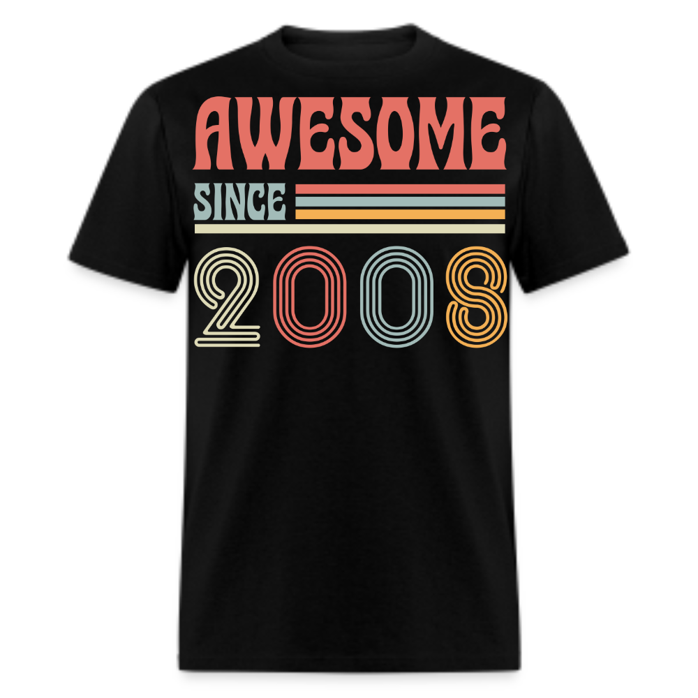 AWESOME SINCE 2008 UNISEX SHIRT