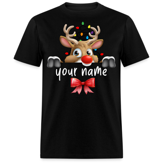 PERSONALIZED REINDEER CHRISTMAS UNISEX SHIRT