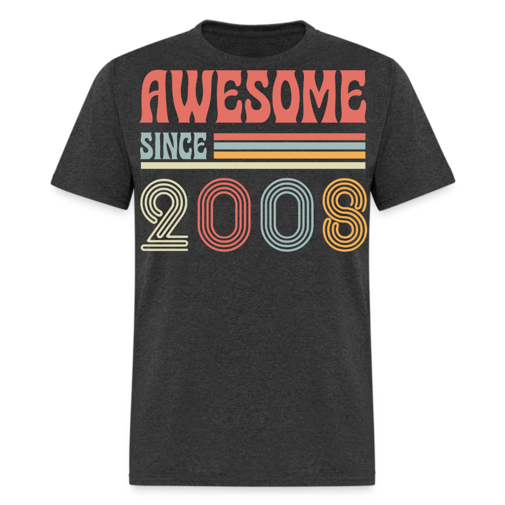 AWESOME SINCE 2008 UNISEX SHIRT