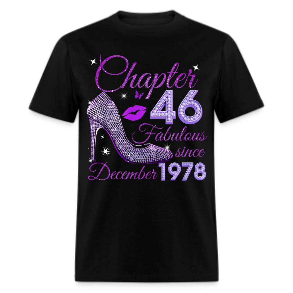 CHAPTER 46 FABULOUS SINCE DECEMBER 1978 UNISEX SHIRT