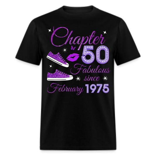 CHAPTER 50 FAB SINCE FEBRUARY 1975 (SNEAKERS) SHIRT