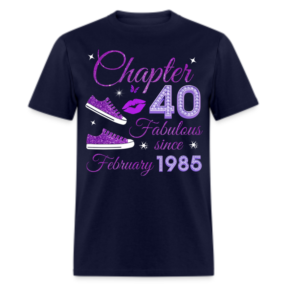 CHAPTER 40 FAB SINCE FEBRUARY 1985 (SNEAKERS) SHIRT