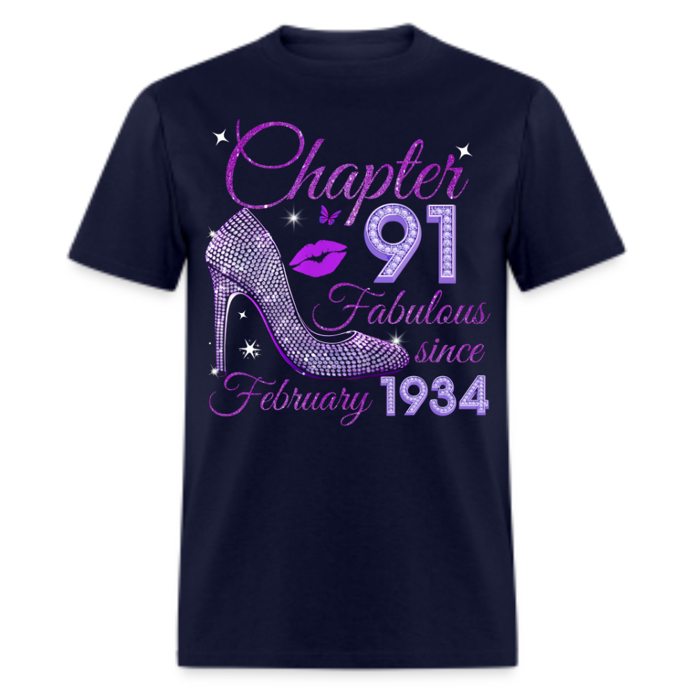 CHAPTER 91 FABULOUS SINCE FEBRUARY 1934 UNISEX SHIRT