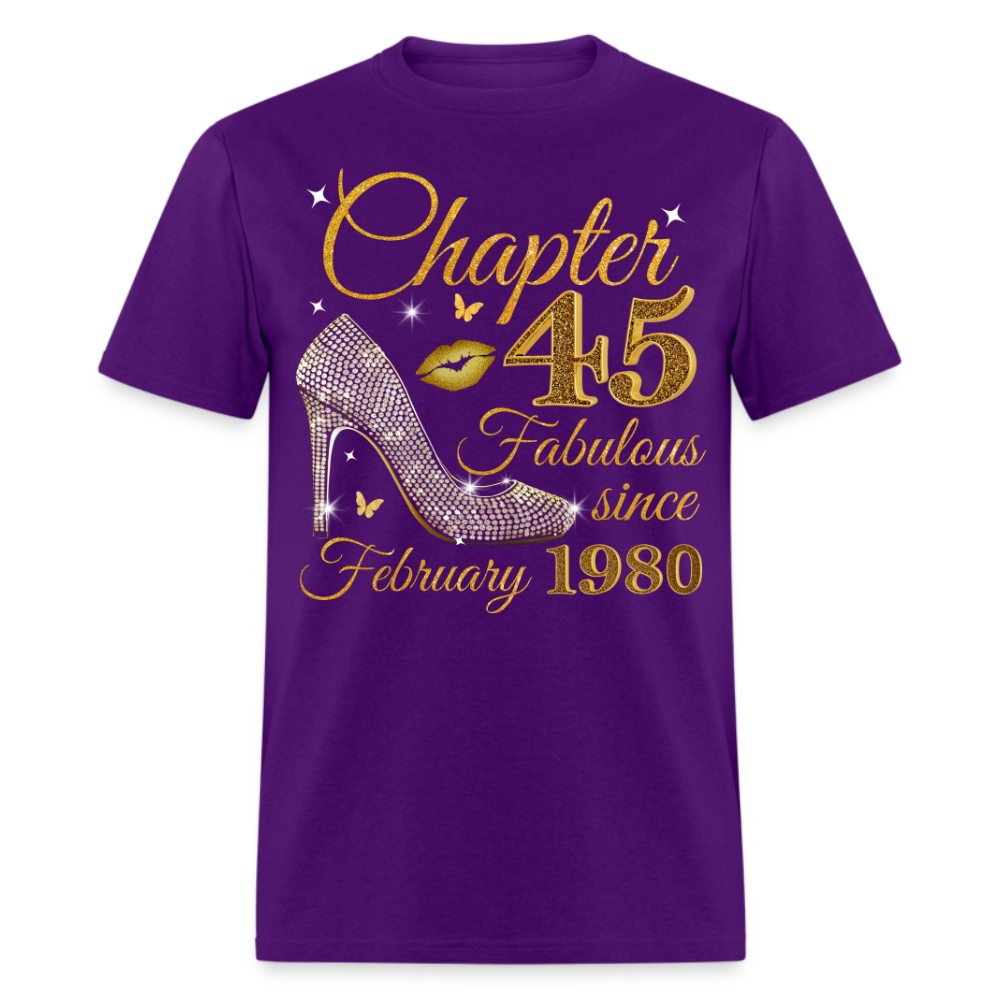 GOLDEN CHAPTER 45 FAB SINCE FEBRUARY 1980 UNISEX SHIRT