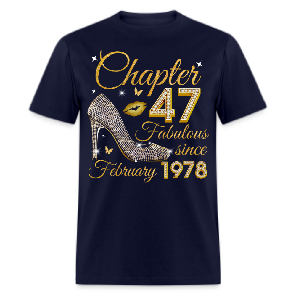 GOLDEN CHAPTER 47 FAB SINCE FEBRUARY 1978 UNISEX SHIRT