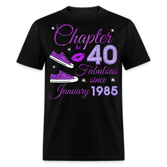 CHAPTER 40 FAB SINCE JANUARY 1985 (SNEAKERS) SHIRT