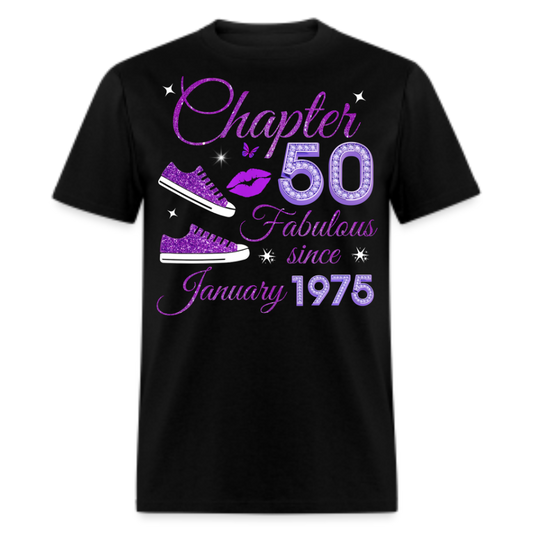 CHAPTER 50 FAB SINCE JANUARY 1975 (SNEAKERS) SHIRT