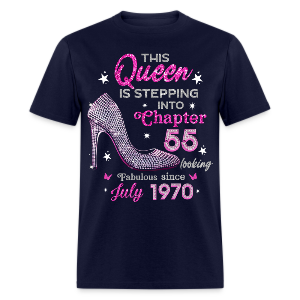 QUEEN STEPPING INTO CHAPTER 55 SINCE JULY 1970 UNISEX SHIRT