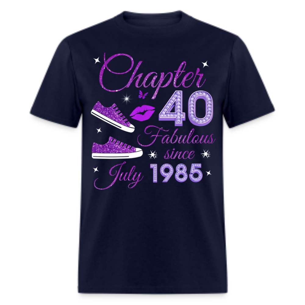 CHAPTER 40 FAB SINCE JULY 1985 (SNEAKERS) SHIRT