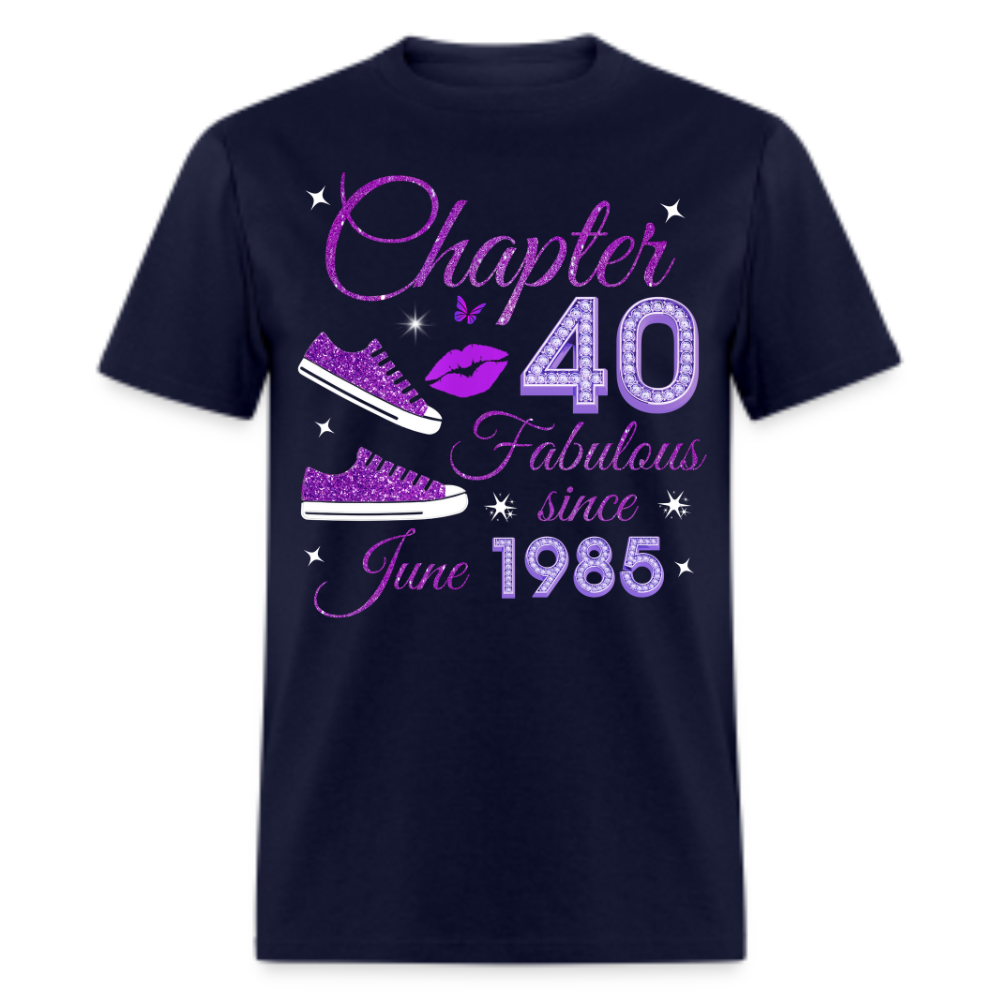 CHAPTER 40 FAB SINCE JUNE 1985 (SNEAKERS) SHIRT