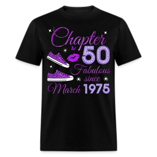 CHAPTER 50 FAB SINCE MARCH 1975 (SNEAKERS) SHIRT