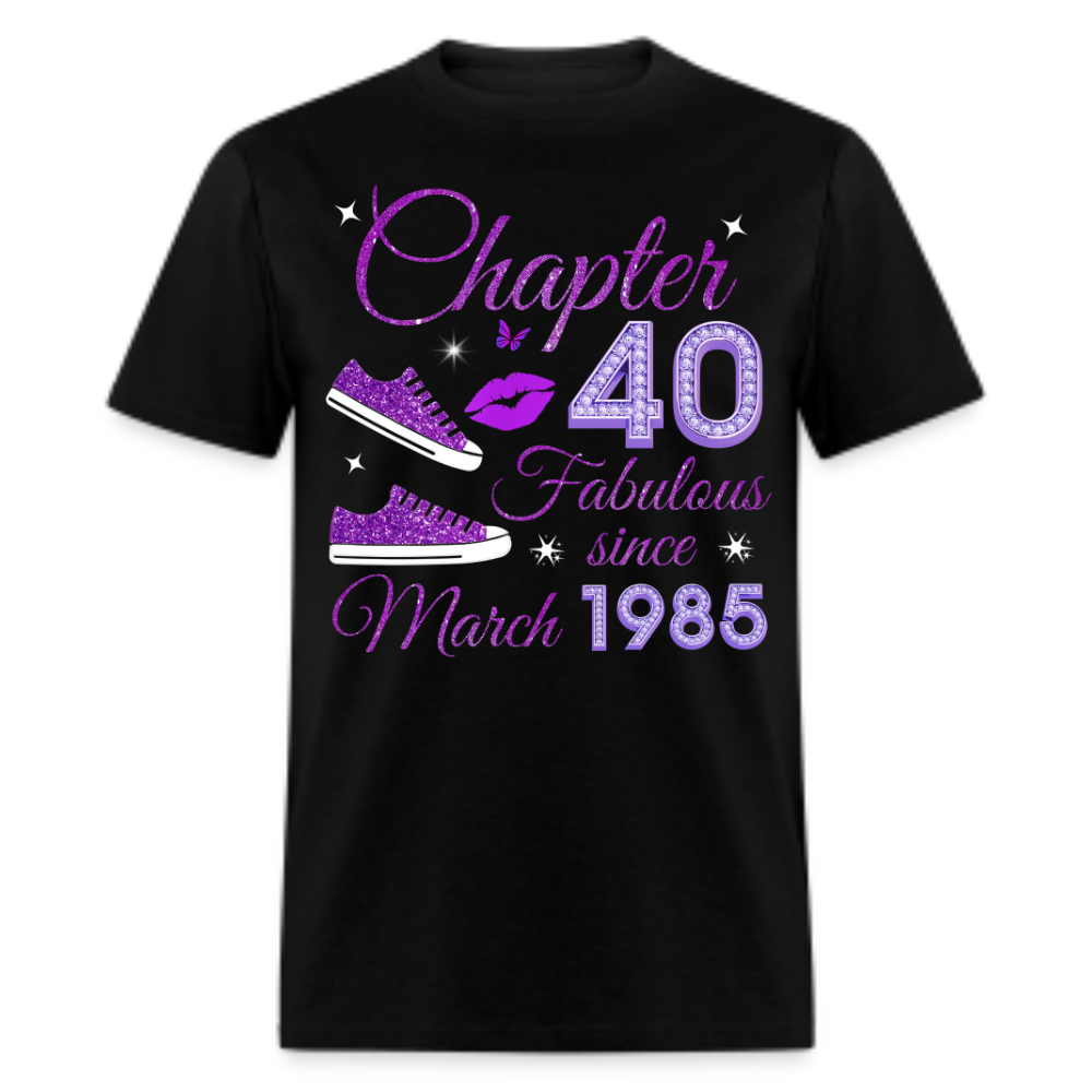 CHAPTER 40 FAB SINCE MARCH 1985 (SNEAKERS) SHIRT