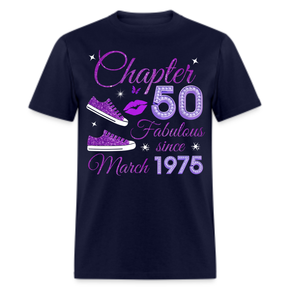 CHAPTER 50 FAB SINCE MARCH 1975 (SNEAKERS) SHIRT