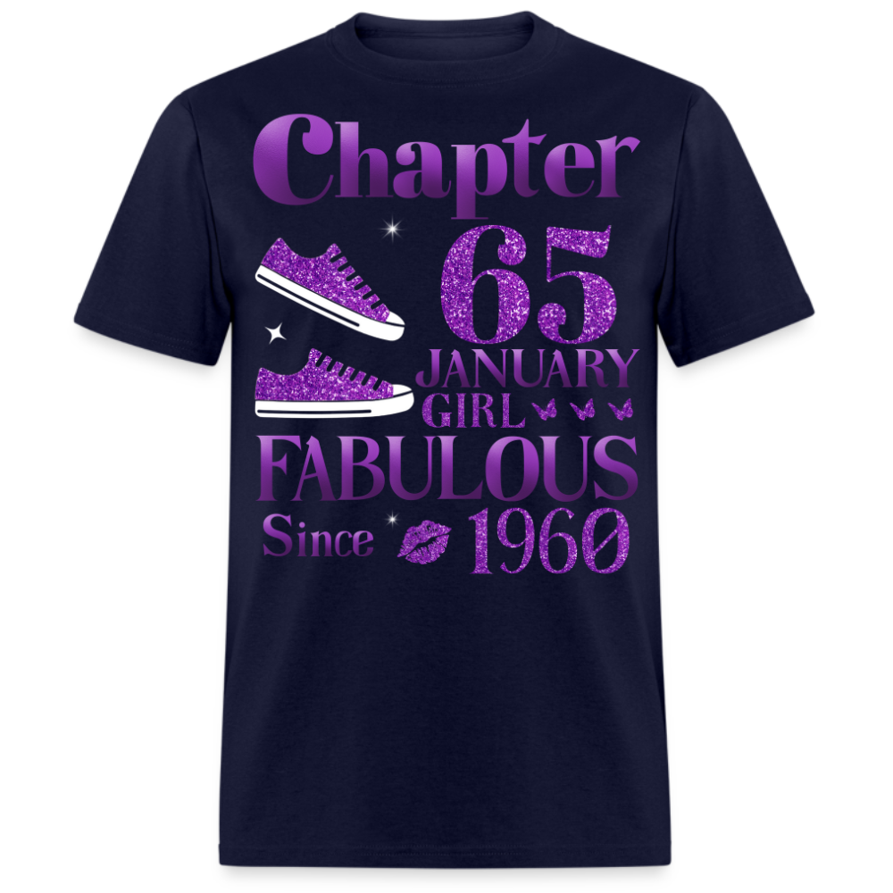 CHAPTER 65 JANUARY GIRL FAB SINCE 1960 UNISEX SHIRT