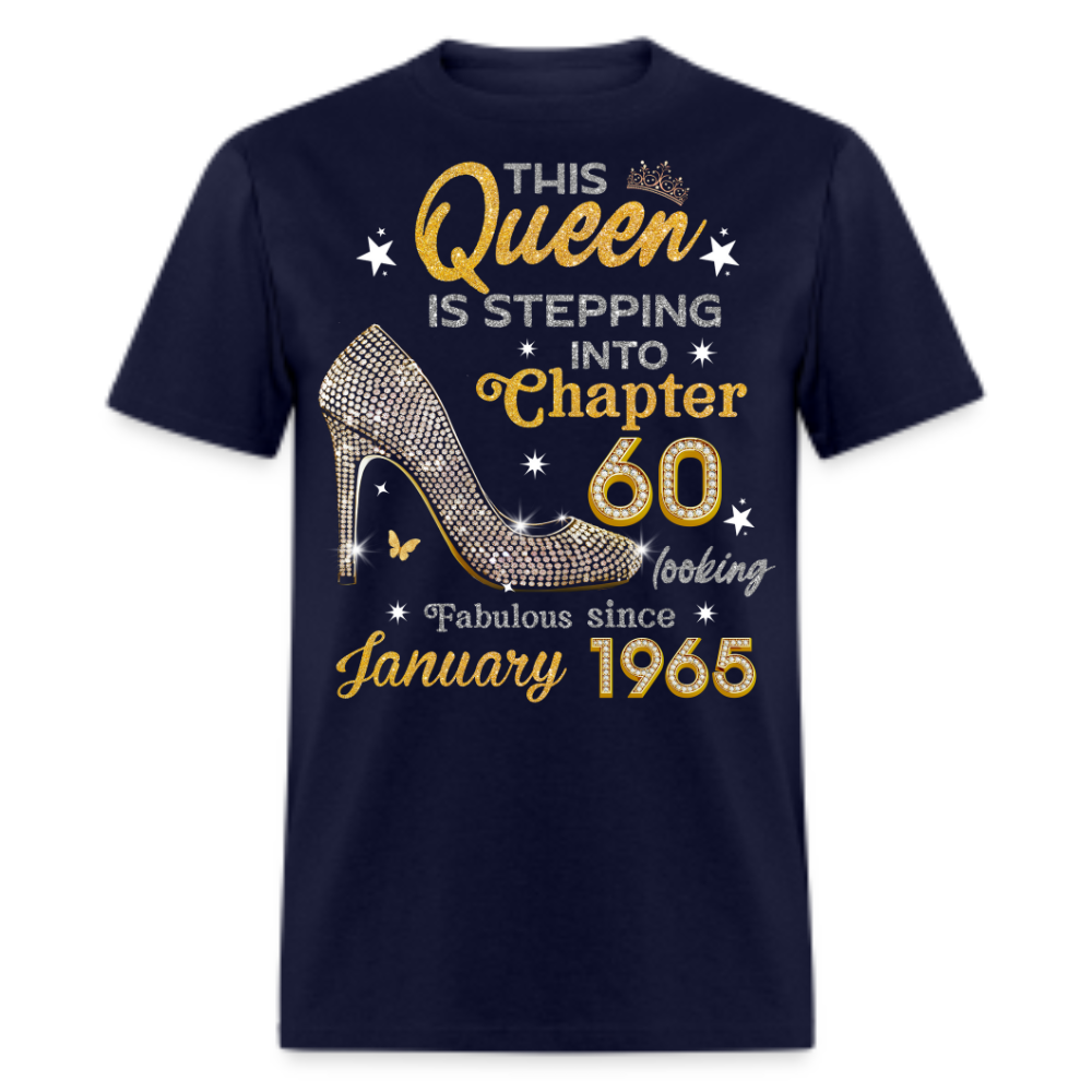 GOLDEN QUEEN STEPPING INTO CHAPTER 60 JANUARY 1965 UNISEX SHIRT