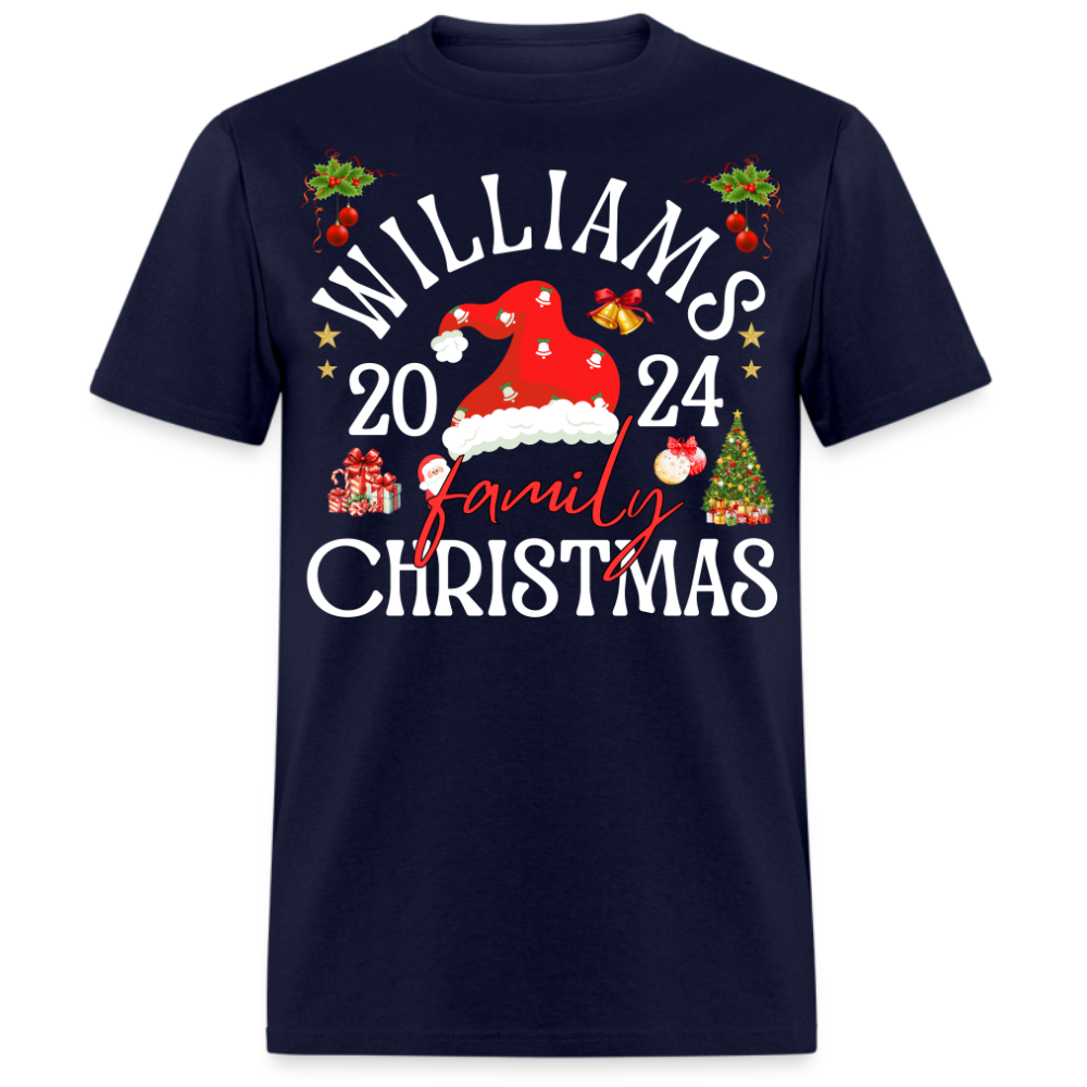 PERSONALIZED CHRISTMAS FAMILY 2024 UNISEX SHIRT