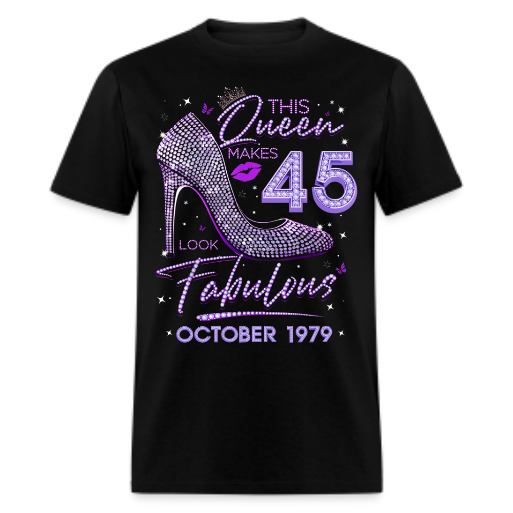 QUEEN 45 FABULOUS OCTOBER 1979 UNISEX SHIRT