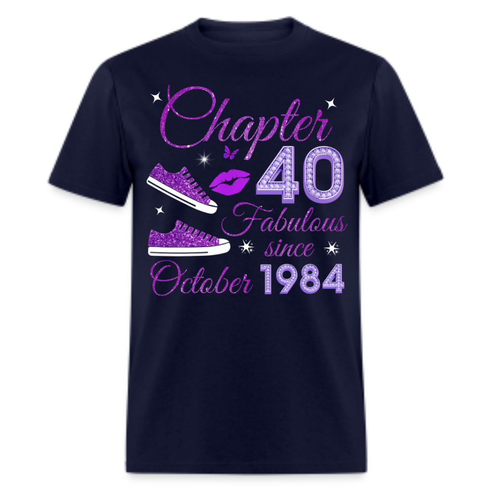 CHAPTER 40 FAB SINCE OCTOBER 1984 (SNEAKERS) SHIRT