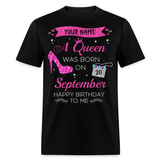 PERSONALIZABLE SEPTEMBER QUEEN SHIRT