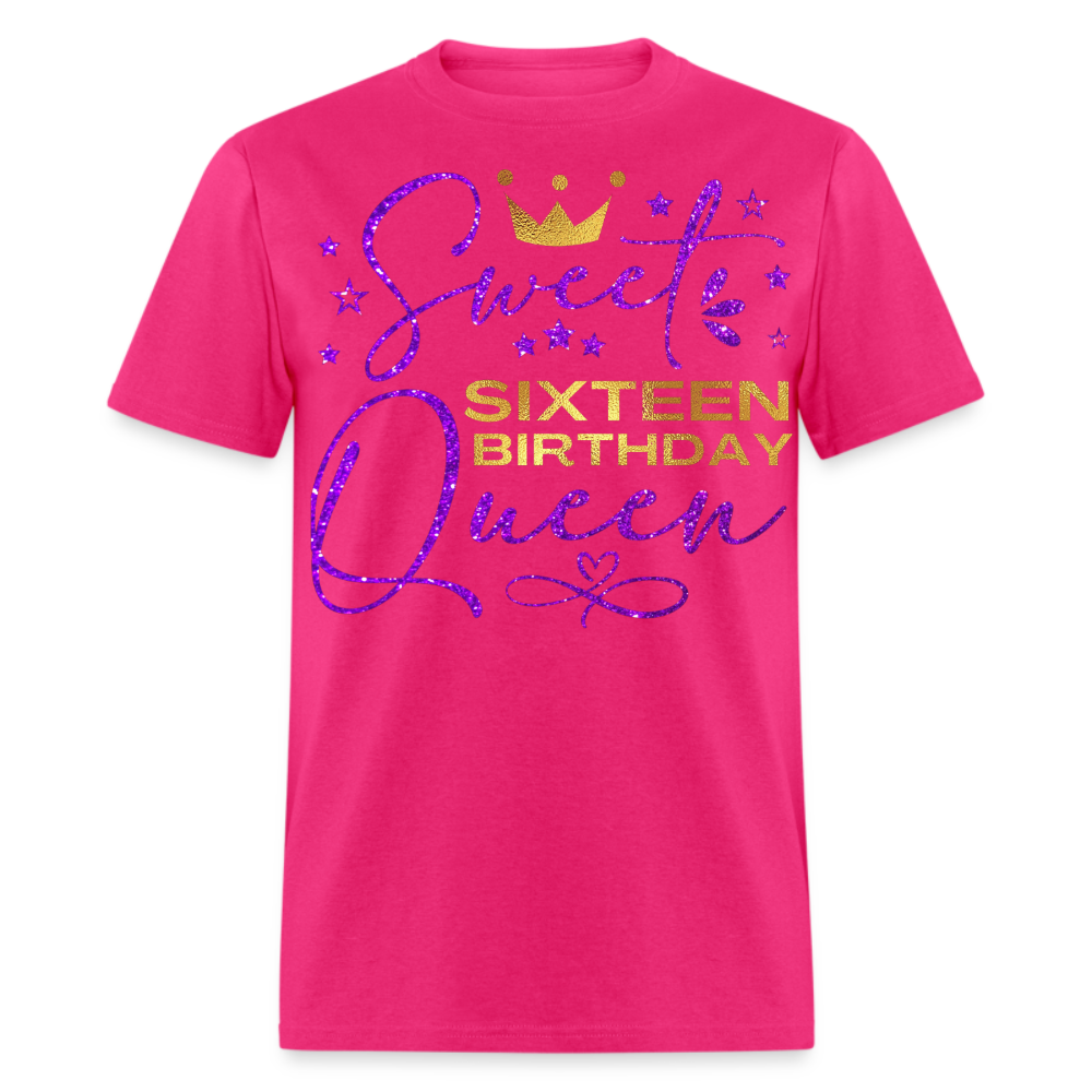 SWEET SIXTEEN BIRTHDAY QUEEN UNISEX SHIRT