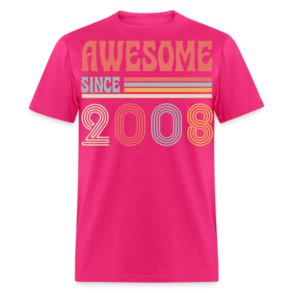 AWESOME SINCE 2008 UNISEX SHIRT