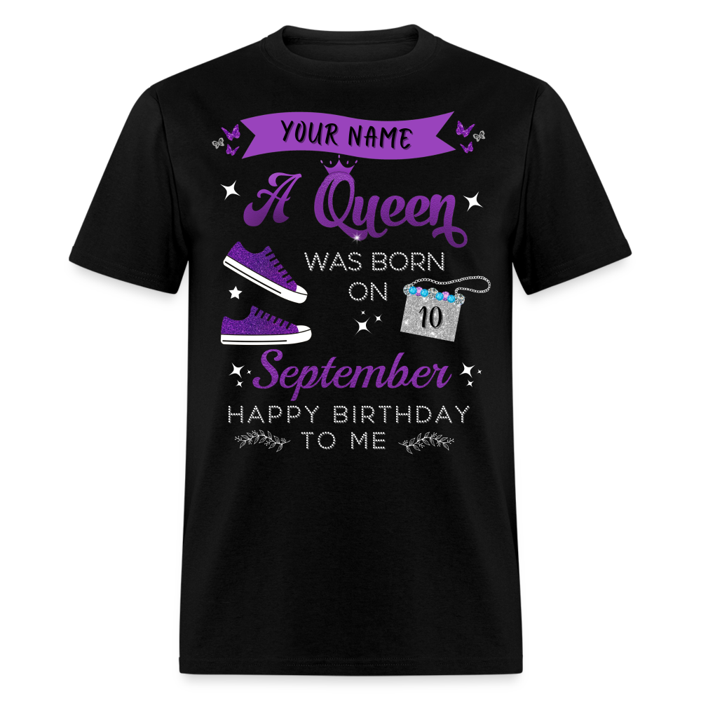 PERSONALIZABLE PURPLE SEPTEMBER QUEEN SHIRT