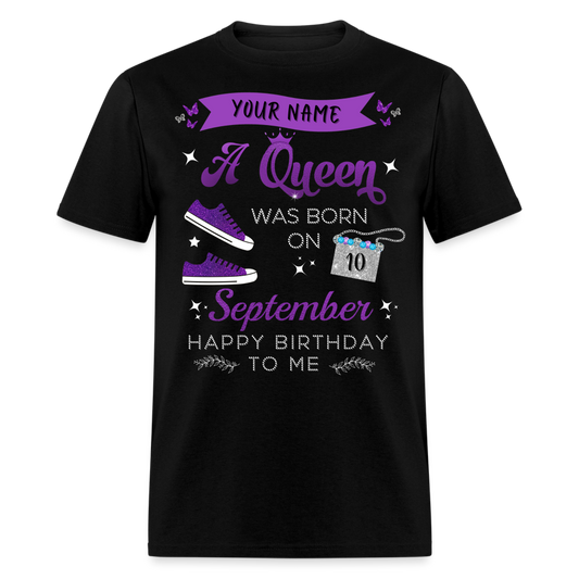 PERSONALIZABLE PURPLE SEPTEMBER QUEEN SHIRT