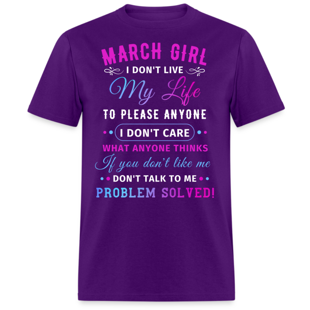 MARCH GIRL UNISEX SHIRT