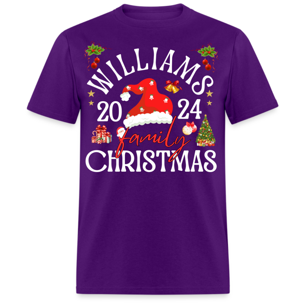 PERSONALIZED CHRISTMAS FAMILY 2024 UNISEX SHIRT