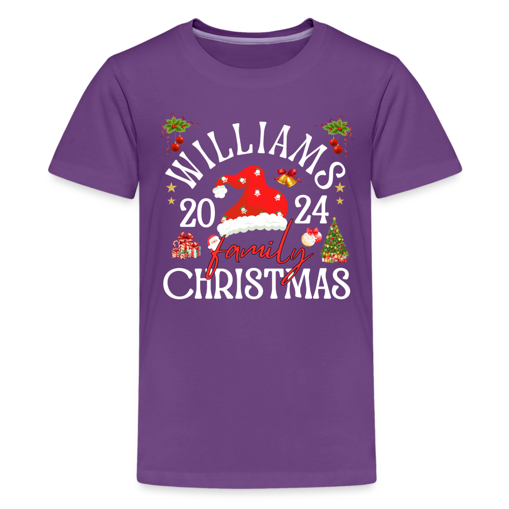 PERSONALIZED CHRISTMAS FAMILY 2024 KIDS SHIRT