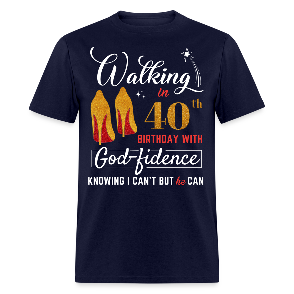 WALKING 40 GODFIDENCE SHIRT - navy