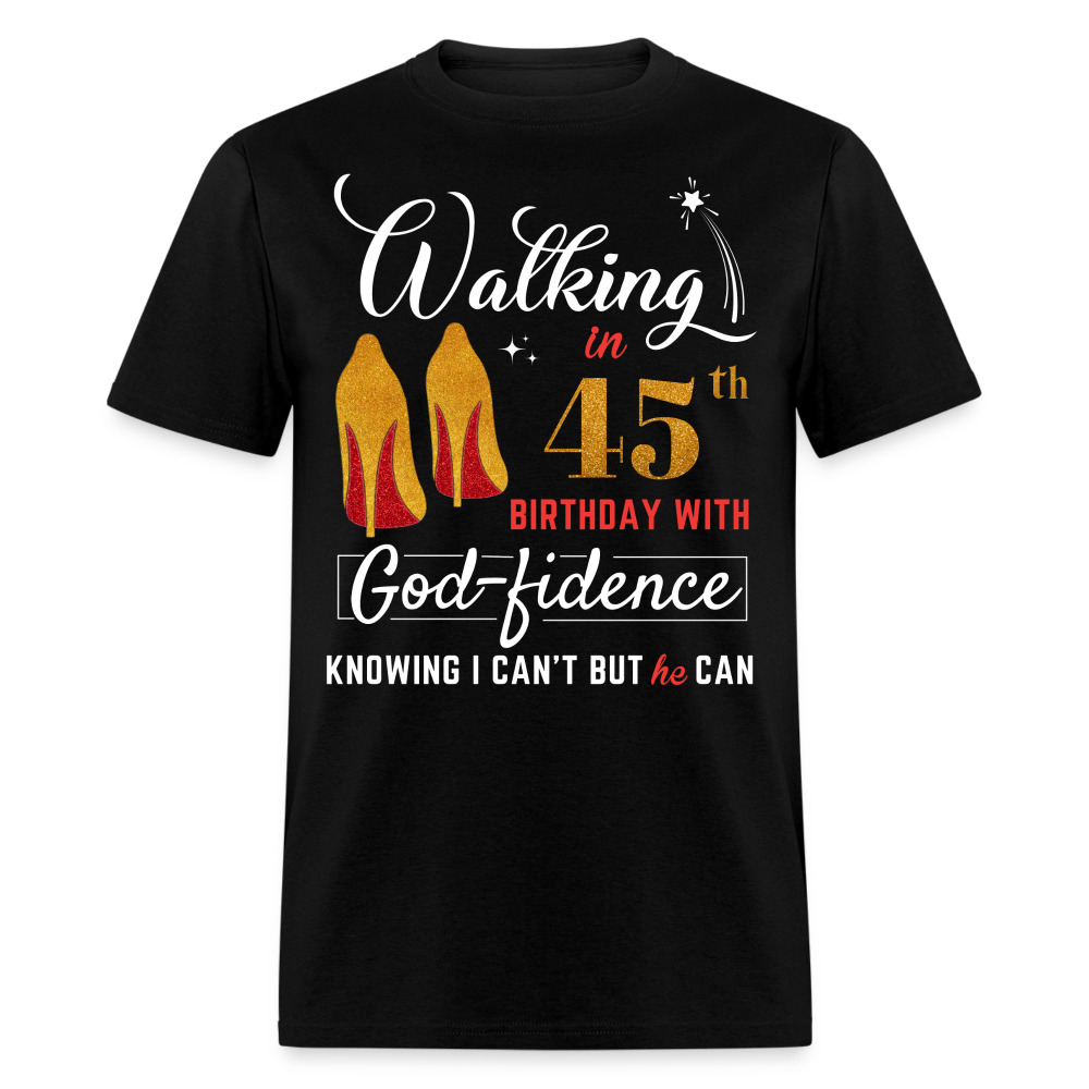 WALKING 45 GODFIDENCE SHIRT - black