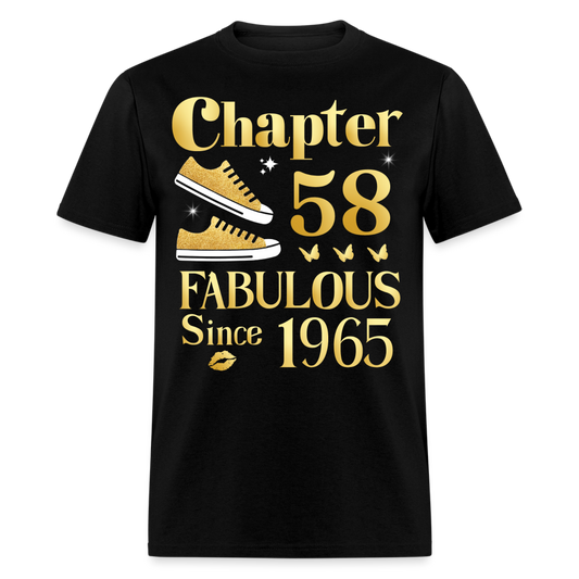 CHAPTER 58 FABULOUS SINCE 1965 SHIRT - black