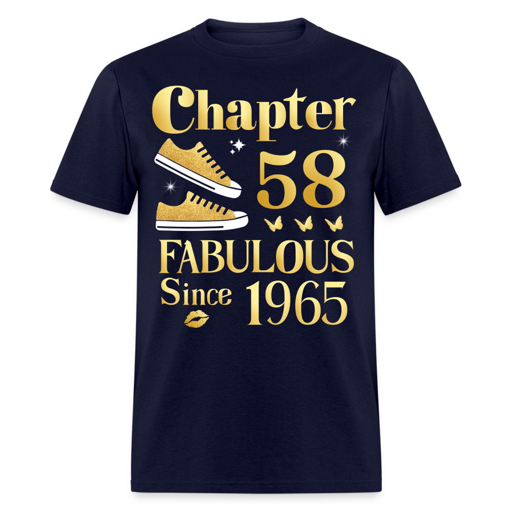 CHAPTER 58 FABULOUS SINCE 1965 SHIRT - navy