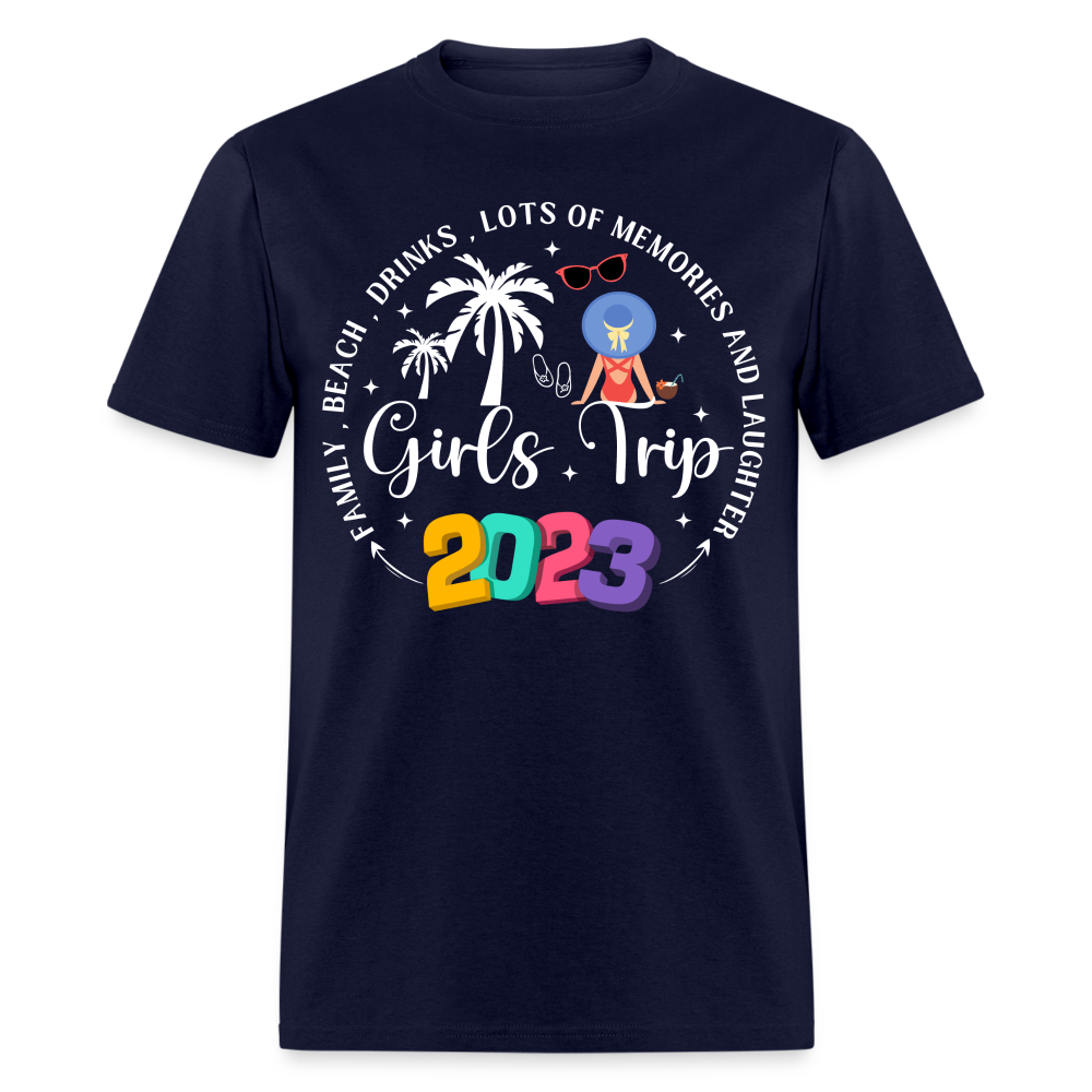 GIRLS TRIP 2023 SHIRT - navy