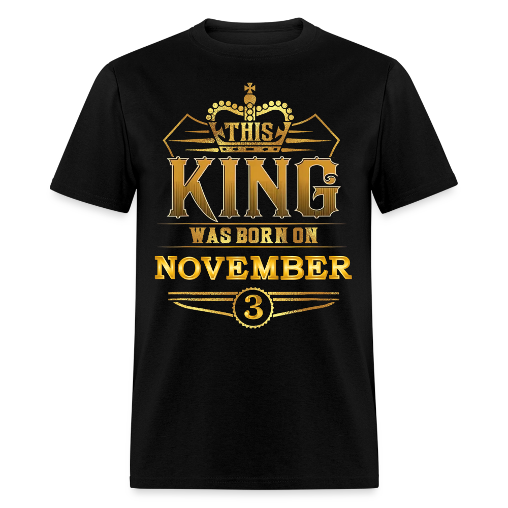 3RD NOVEMBER KING SHIRT - black