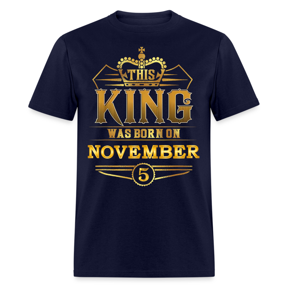 5TH NOVEMBER KING SHIRT - navy