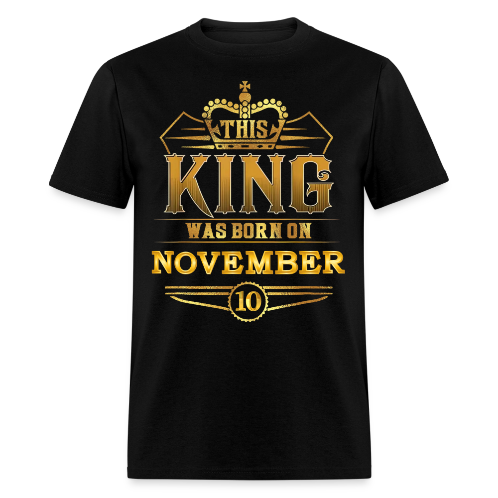 10TH NOVEMBER KING SHIRT - black