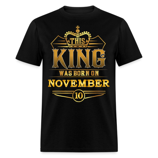 10TH NOVEMBER KING SHIRT - black